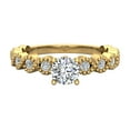 thumbnail image 4 of Designer Evil Eye Round Brilliant Diamond Rings 14K Gold 0.65 CT TW (G,SI1), 4 of 5