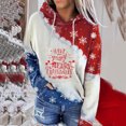 thumbnail image 2 of Penkiiy Chandails à Capuchon pour Femmes Mode de Noël Imprimé Blouse Ample à Manches Longues Hauts Décontractés Sweat à Capuche Vêtements Rouges Y2K, 2 of 6