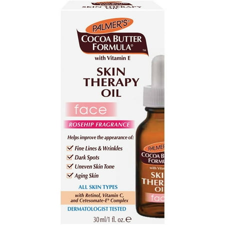 Palmer's Cocoa Butter Formula Rosehip Fragrance Skin Therapy Oil for Face, 1 fl oz