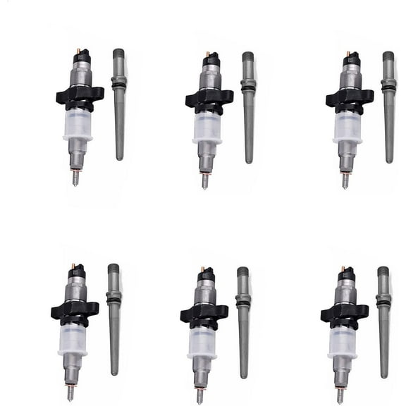 Seapple 6*Common Rail Injector 0445120032 0445120238 Compatible With 2004-2009 Dodge Ram Cummins 5.9L Engine
