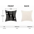 thumbnail image 5 of Boho Mid Century Pillow Covers 20x20 Inch Set of 2, Abstract Simple Black and White Decorative Throw Pillowcase Boho Modern Outdoor Farmhouse Cushion Cover for Sofa Couch Bed Living Room Decor, 5 of 6