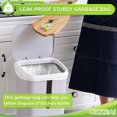 thumbnail image 5 of XUXRUS 4-5 Gallon Bathroom  Trash Bags 150 Counts Wastebasket Liners for Office Kitchen,White., 5 of 7