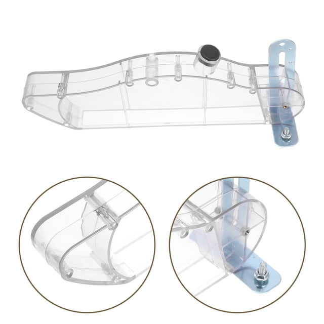 HONMEET 1Set Square Abs Saw Protective Cover Transparent for Diy Woodworking Projects
