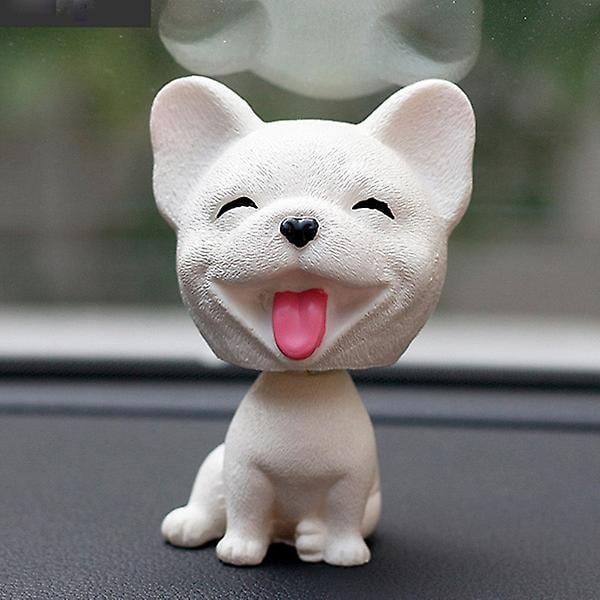 Coche que sacude la cabeza Adornos para perros Bobblehead Perro que asiente con la cabeza Juguetes para cachorros Tablero del automóvil Decoración Juguete Wobble Sacudir la cabeza Muñecas Coche Hogar JAMW Sencillez