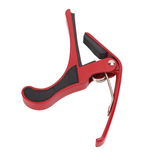 Guitar Capo,Alloy Guitar Capo Quick Release Capo Single Handed Trigger With 2Pcs Picks For Banjo Mandolin