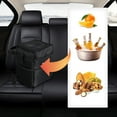 thumbnail image 2 of Car Trash Can under $5! Xqxayjr Car Trash Can with Lid, Hanging Back Seat Garbage Bin with Foldable Design, Waterproof Car Dumpster for Truck and SUV, Vehicle Trash Can for Auto Accessories, 2 of 7