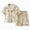 H145-Yellow, variant on TOWED22 Girls Pajamas Satin Pajama Set Silk Pjs Short Sleeve Button Down Summer Sleepwear for Kids,3-4 Y