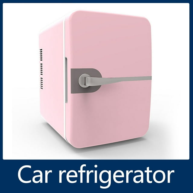 Mini Réfrigérateur de Voiture 6 L Chaud et Froid à Double Fonction Réfrigérateur Compact Porte Réversible Température Réglable Alimenté par USB pour Voiture Maison Bureau Dortoir VR Produits de Beauté Boisson Nourriture Rangement Déco