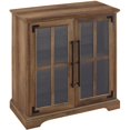 thumbnail image 1 of Vitrine Moderne 2 Portes en Chêne Rustique, 1 of 8