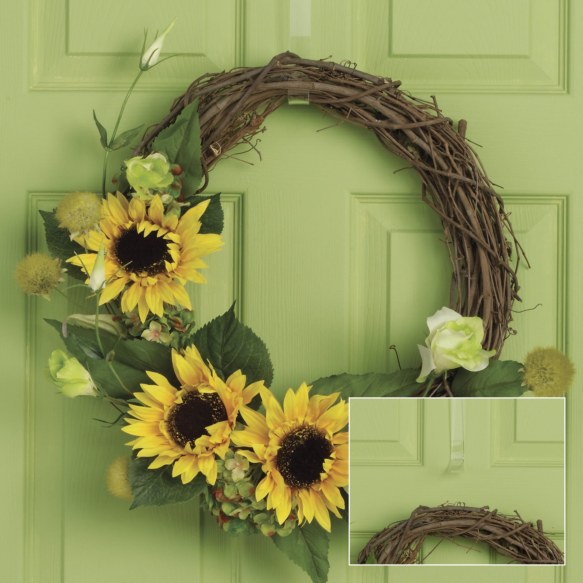(3 pack) FloraCraft Acrylic Wreath Hanger 13 inch Clear