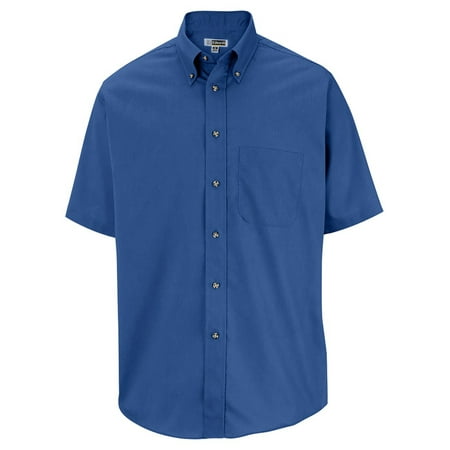 Men's Big And Tall Button Down Poplin Shirt, FRENCH BLUE, XLT