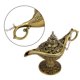thumbnail image 5 of Lámpara de deseos de luz de genio mágico de Aladdin Retro de bronce coleccionable, 5 of 9
