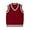 Red, variant on Sweater Vest Kids Comfort Knitted V Neck Sleeveless Green Pullover Top Uniform Knit Sweaters Warm Winter Baby Girl Clothes Boys Sweater Vest Size 7-8 Years