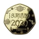 thumbnail image 2 of 2020 monedas conmemorativas coleccionistas artesanales recuerdo regalo, monedas de superviviente de la Plata perfke Moneda conmemorativa, 2 of 8