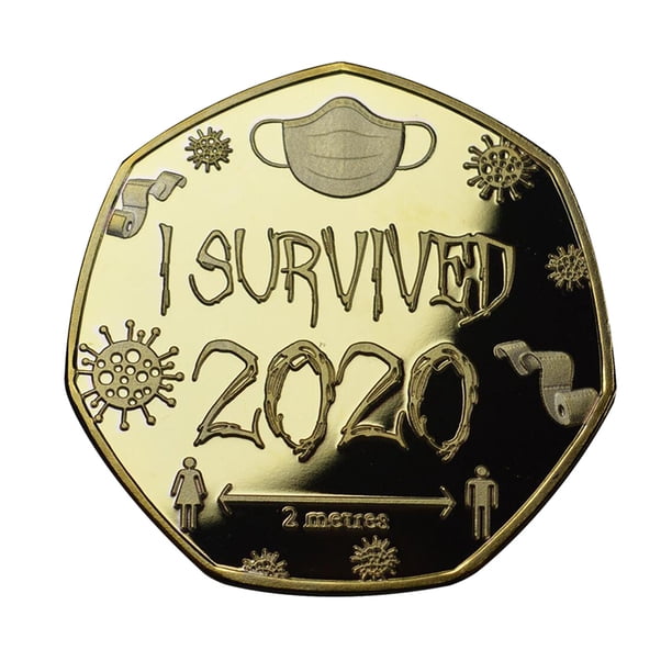 Monedas de coleccionista Sobrevividas Monedas de copia conmemorativas Monedas de aleación conmemorativas Regalos para coleccionistas familiares de ami Plata Sunnimix Moneda conmemorativa