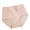 Pink, variant on Ohufall Cotton Plus Size Panties for Women High Waisted Briefs Breathable Soft Stretchy Everyday Underwear