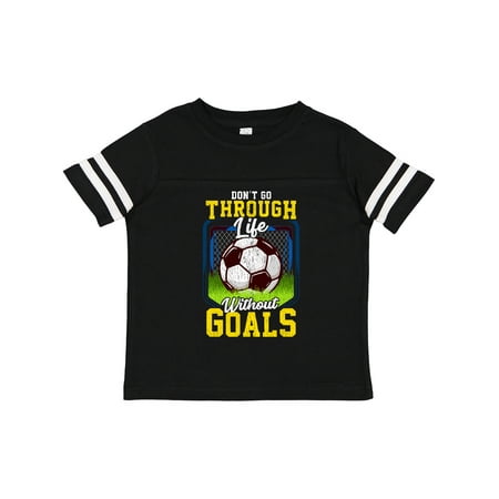 

Inktastic Soccer Funny Goals Gift Toddler Boy or Toddler Girl T-Shirt