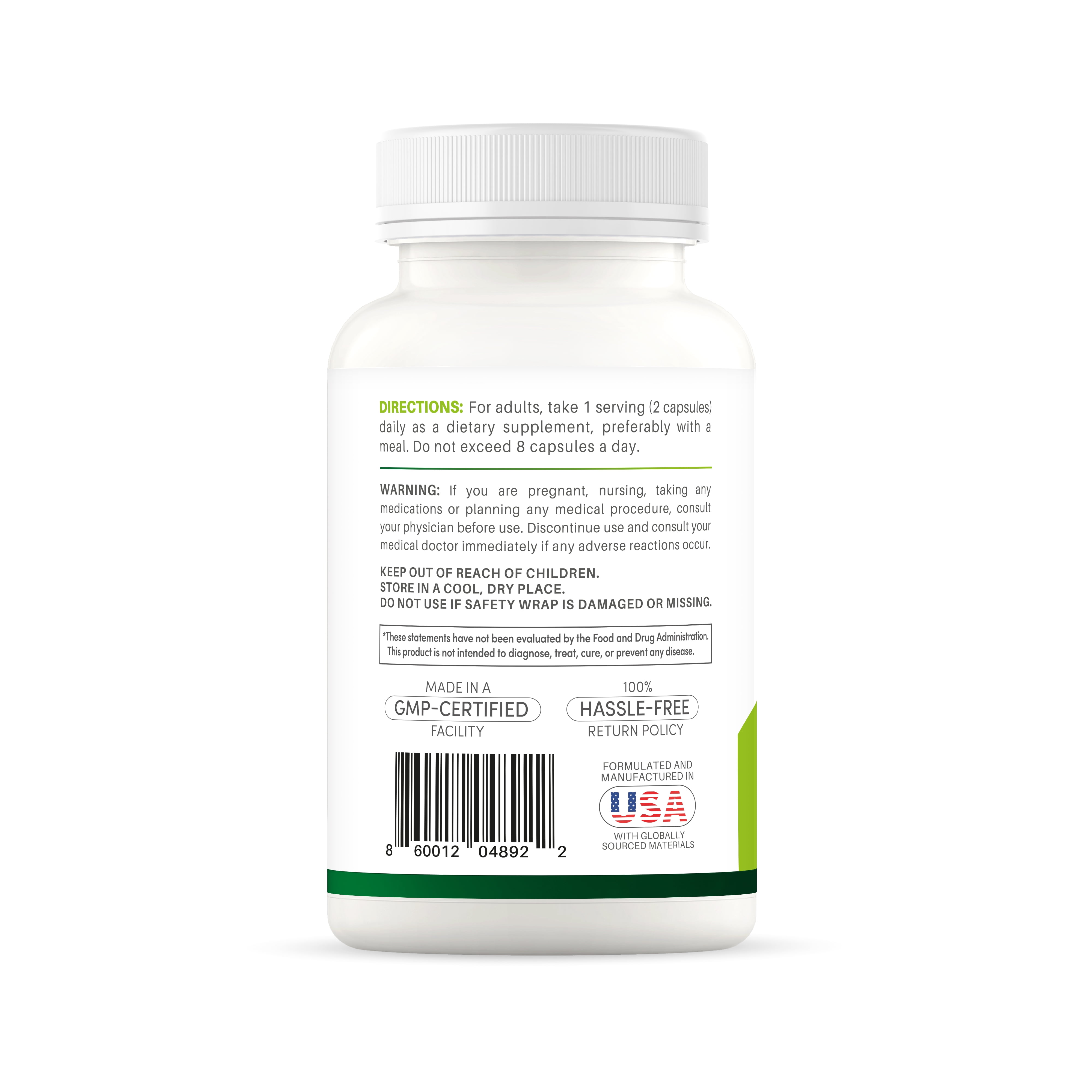 Eravibe CoQ10 200mg with Bioperine, High Absorption Antioxidant Supplement, 60 Veggie Capsules