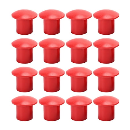 

60Pcs Rebar Safety Caps Plastic Rebar Mushroom Caps Protector for Construction Industry