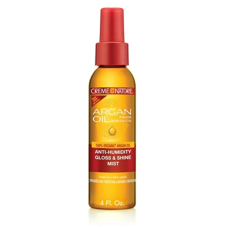 Creme Of Nature Argan Oil Anti Humidity Gloss Shine Mist 4 Oz. Pack of 3