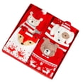 thumbnail image 3 of WHEANG 4 Pcs Christmas Socks for Women Men Fuzzy Socks Gift Box Embroidered Cartoon Cozy Plush Non‑Slip Slippers Socks for Holiday Home Wear M 2026 Sales, 3 of 4