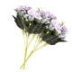 thumbnail image 4 of Flor artificial Decoración floral falsa Oficina en casa Adorno de Ramo de flores artificiales, Gris 2 piezas 5 ramas 15 cabezas AweSitey HA6792-05B, 4 of 6