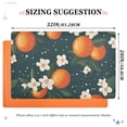 thumbnail image 6 of Yayeee Doormat for Indoor Entrance 32" x 20" Non Slippery Floor Rug, Blue Floral Oranges, 6 of 8