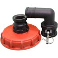 thumbnail image 1 of Tank Cap Lid Bung Adapter With Vent Water Inlet Connector Ball Valve Waterproof And Dustproof Pipe Fittings, 1 of 2