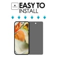 thumbnail image 6 of VIESUP 2PACK Screen Protector Compatible with Google Pixel 9 2024 Anti-spy , Easy Installation Anti-Scratch Privacy Protective Glass (Not Fingerprint Unlock Support), 6 of 6