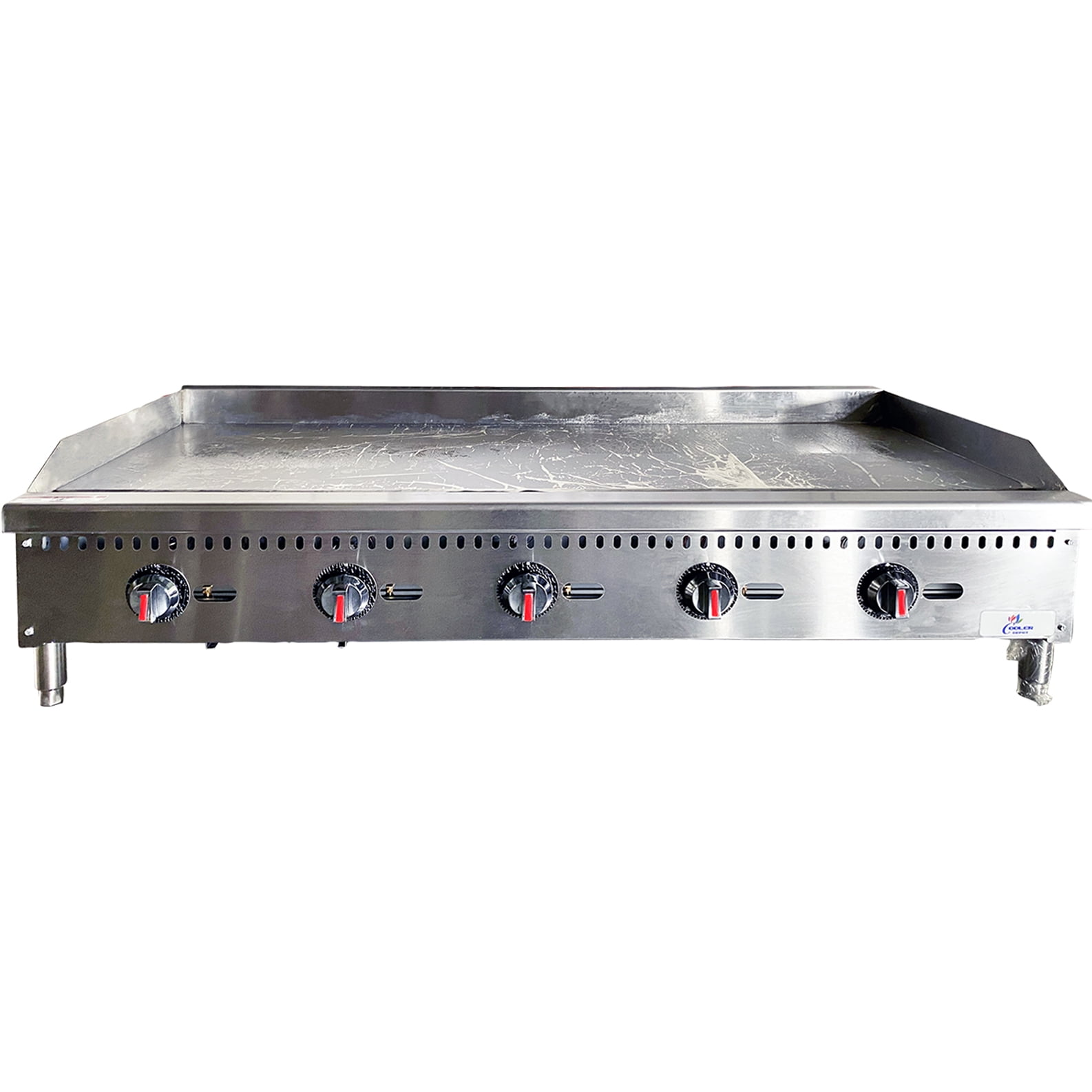 60" NSF Certified Commercial Thermostat Gas Griddle | Heavy-Duty 150,000 BTU Flat Top Grill for Restaurants