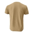 thumbnail image 5 of Men's Henley Shirts Short Sleeve Button Cotton Tee with Chest Pocket, Casual Summer Lightweight Classic T-Shirt Tops ,XXL,Complexion, 5 of 6