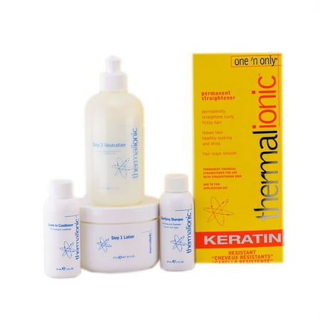One N Only Thermal Ionic Permanent Hair Straightener Kit with Keratin Resistant Formula