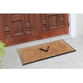 thumbnail image 4 of A1HC First Impression 30 in. x 48 in. Rubber and Coir Molded Double Monogrammed Door Mat, 4 of 9