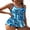 Green Leaf, variant on Sociala Tankini Tops for Womens Ruffled Flounce Swimsuit Tops with padded Bathing Suits Tops Only