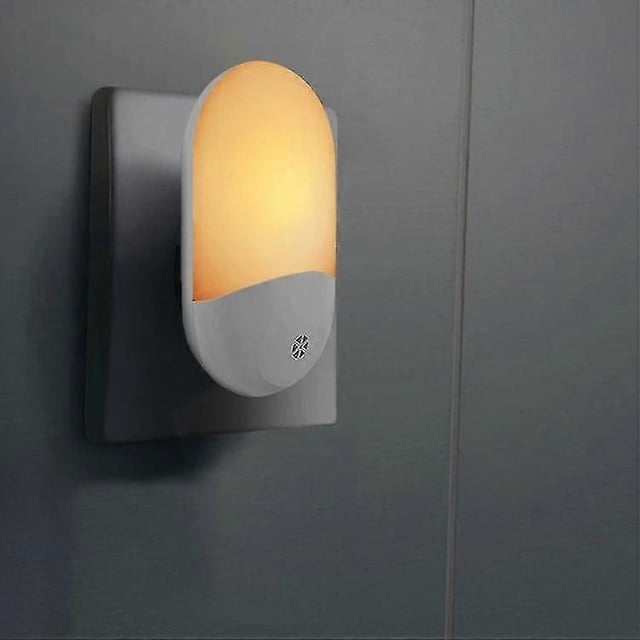Plug-in Induction Dimmable Night Light, Soft Warm White Led Night Light, Adjustable Brightness From Dusk To Dawn, Suitable For Bedrooms, Bathrooms, Ki