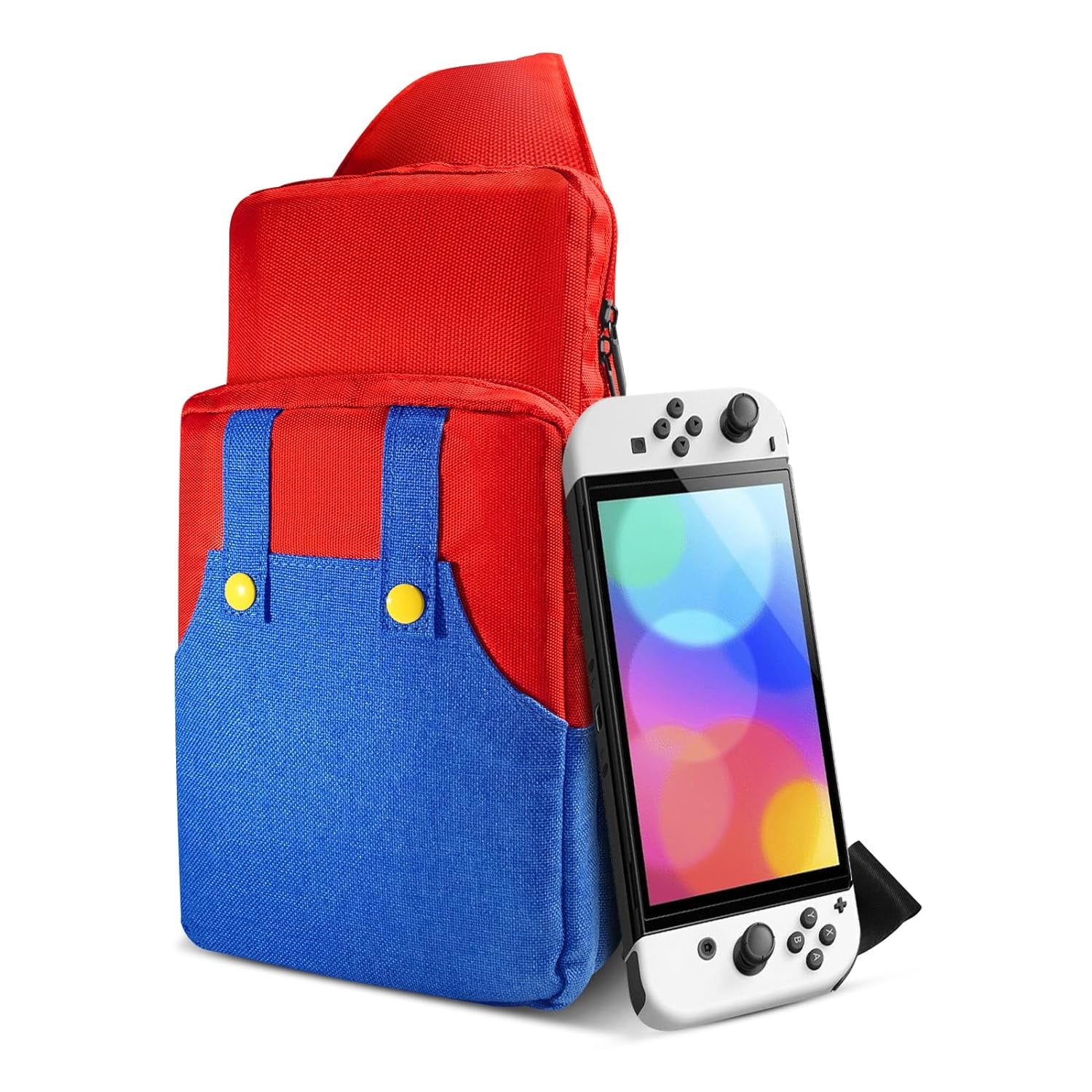 Super Mario Switch Crossbody Bag Portable Crossbody Travel Bag For