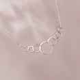 thumbnail image 5 of Anavia 80th Birthday Gift for Grandma, 925 Sterling Silver 8 Flat Circles Necklace, 80 Years Old Birthday Gift for Nana, 5 of 9