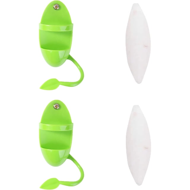 HAHADAXA Cuttlebone 2 Pack, Large Cuttlefish Bone with Holder for Birds Cockatiels Parakeet Turtles Tortoise Snails (A)