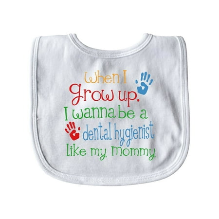 Dental Bibs - Dental hygienist Like Mommy Baby Bib