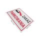 thumbnail image 2 of unbranded Señal Impermeable De Advertencia Para Entrada Evitar Estacionar Y Riesgo De Remolque, 2 of 6
