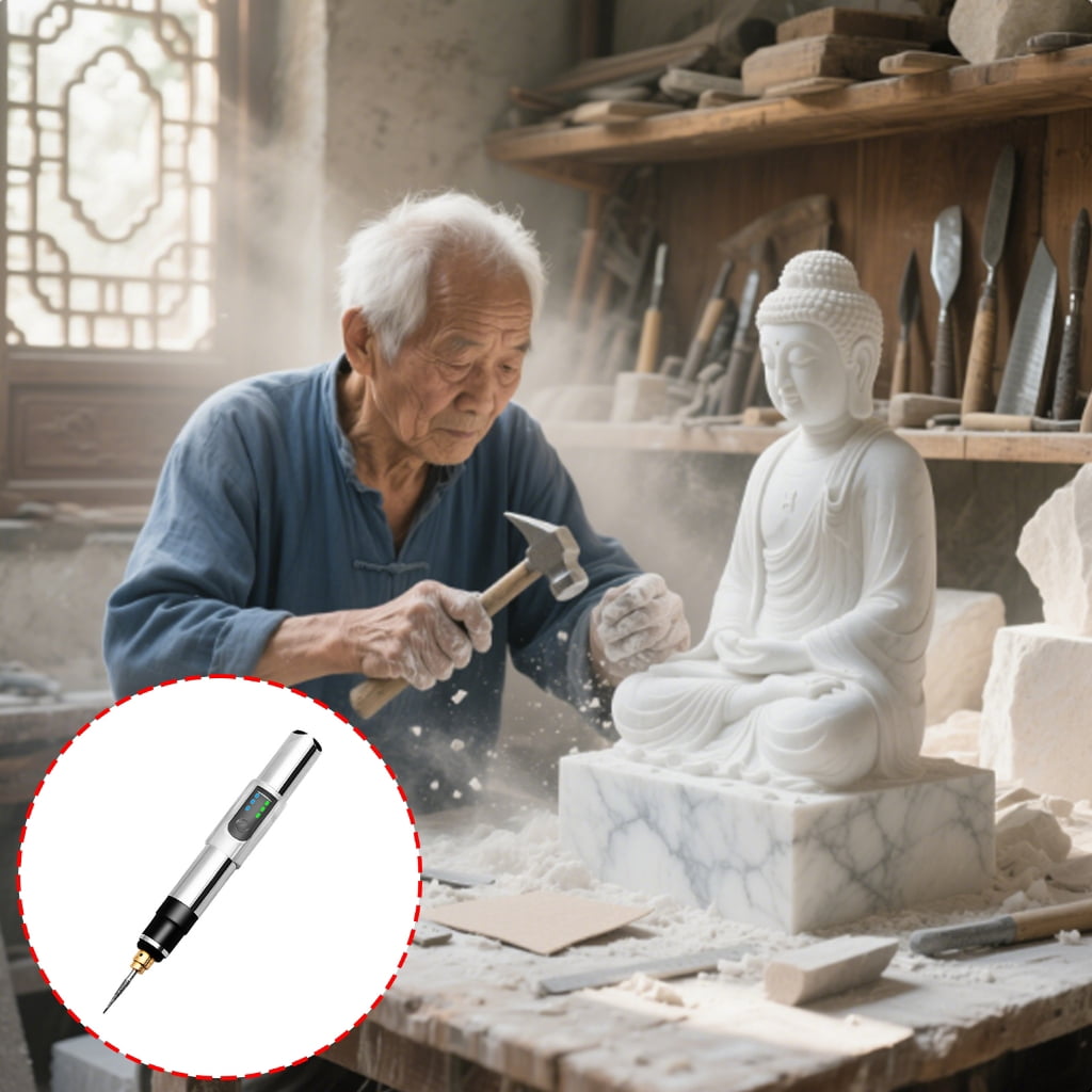 Multiple Speed Electric Engraving Pen Tool Rechargeable For Metal Stone Woodwork