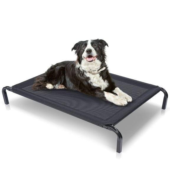MAXLAPTER Raised Dog Cot Beds, Heavy Duty Pet Cots with Durable Supportive Recyclable Washable Mesh, Indoor & Outdoor Dog Bed