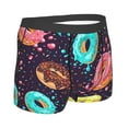 thumbnail image 4 of Uemuo Donuts1 Pattern Men's Boxer Briefs,Trunk Anti-Chafing,Comfortable, Durable, and Stylish Underwear-Small, 4 of 9