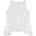 thumbnail image 2 of Blusa de punto con volantes para mujer bar III blanca mediana, 2 of 2