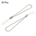 thumbnail image 3 of Unique Bargains 18cm Portable Item Nylon Cord Lanyards Hand Wrist Strap String Gray 20 Pack, 3 of 6