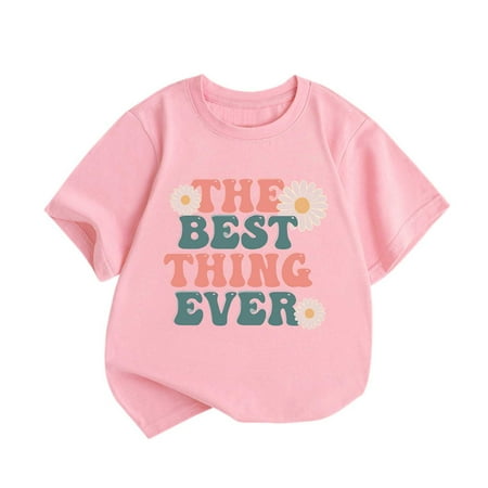 

DTBPRQ Toddler Baby Boy Clothes Letter Short Sleeve T Shirt Top Cute Summer Outfit