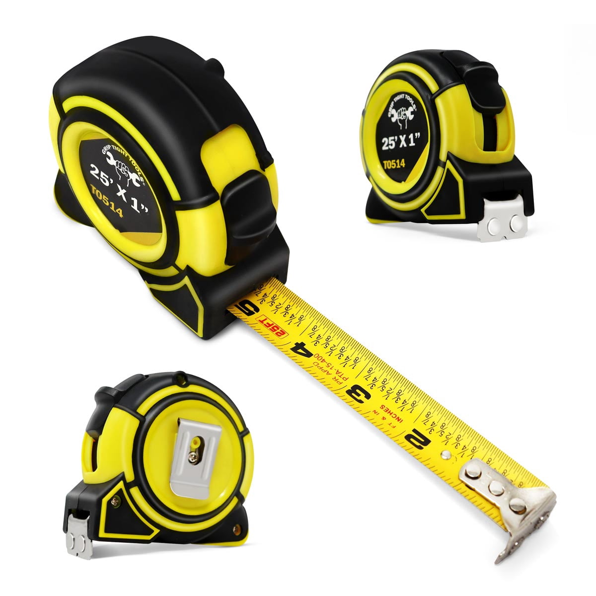 25FT X 1" Magnetic End Hook Tape Measure
