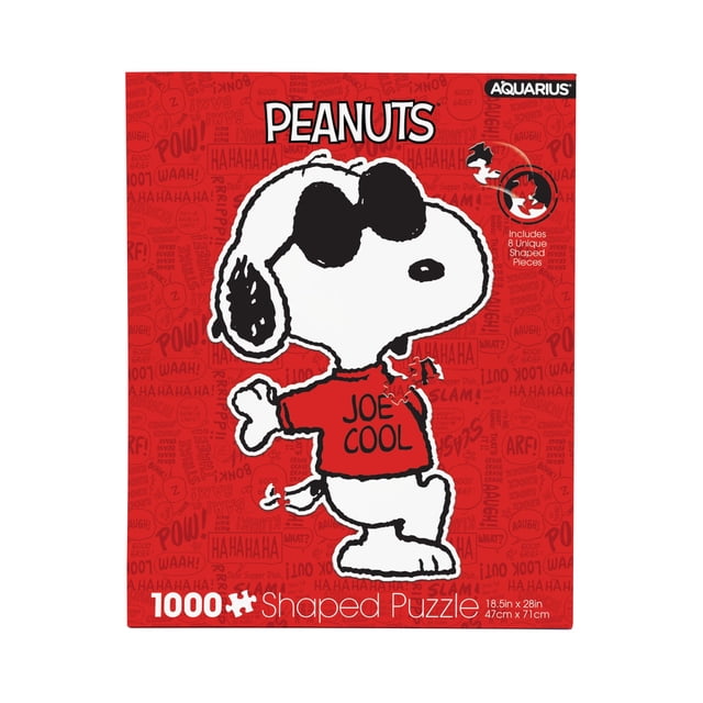 Rompecabezas AQUARIUS Peanuts Joe con forma fría de 1000 piezas