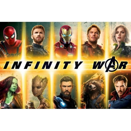 Avengers: Infinity War - Avengers Grid Poster Wall Art