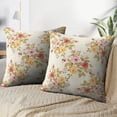 thumbnail image 3 of LALILO Throw Pillow Covers Floral With Flowers Accent Art Artwork Cushion Cover 18" x 18", 2 Pack, 3 of 6
